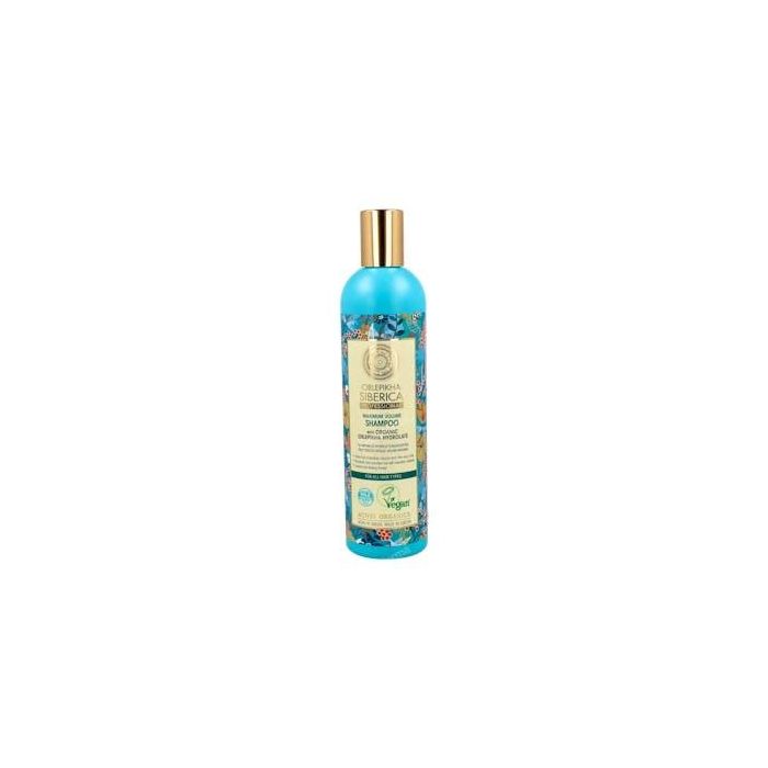 Natura Siberica Oblepikha Champú para Todo Tipo Cabello 400ml - Volumen, Brillo y Protección Térmica Vegano
