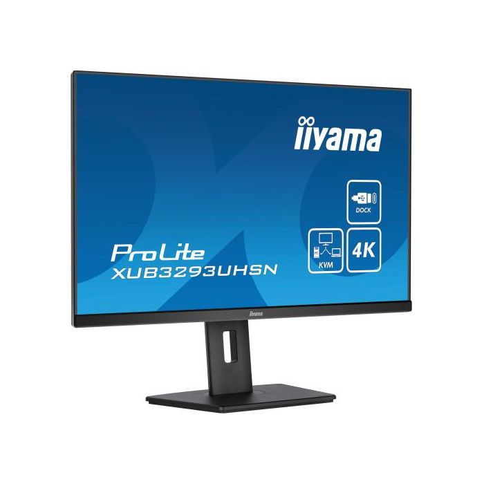 Monitor Iiyama 32" XUB3293UHSN-B5, Ips, 60Hz, 4 Ms, Hdmi, Usb, Usb-C, Displayport, Alt, Reg Alt, Giro, Incl 2 Monitor Iiyama 32" XUB3293UHSN-B5, Ips, 60Hz, 4 Ms, Hdmi, Usb, Usb-C, Displayport, Alt, Reg Alt, Giro, Incl 2
