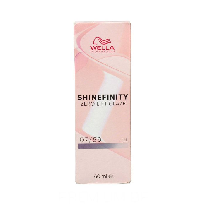 Wella Tinte Shinefinity Semipermanente 07/59 60ml - Brillo Duradero, Cero Daño y Sin Amoníaco