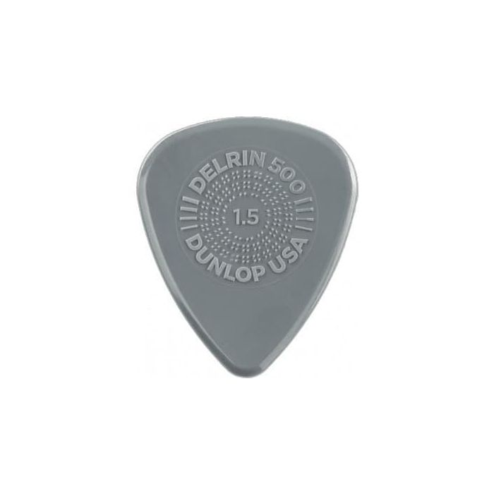 Dunlop 500 Prime Grip 1,50Mm Delrin Púas de guitarra, Bolsa de 12 unidades