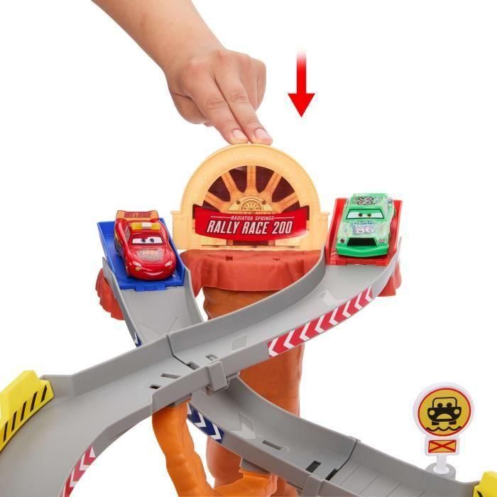 Mattel Jfl57 Disney Pixar Cars Radiador Springs Race y Rescue Circuito de Carreras con Rayo McQueen y Chick Hicks Set de Juego +4 años 4 Mattel Jfl57 Disney Pixar Cars Radiador Springs Race y Rescue Circuito de Carreras con Rayo McQueen y Chick Hicks Set de Juego +4 años 4