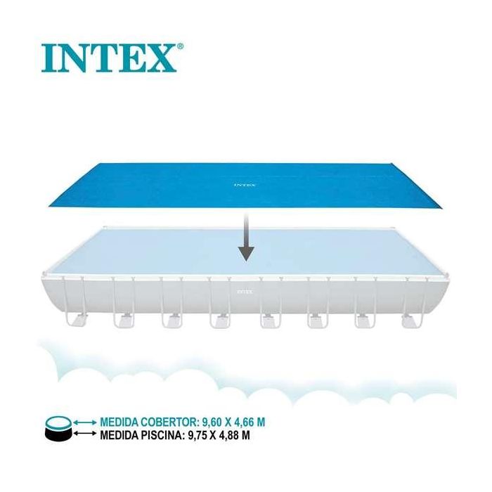 Cubrepiscinas Intex 28018 Rectangular Solar 975 x 488 cm 1