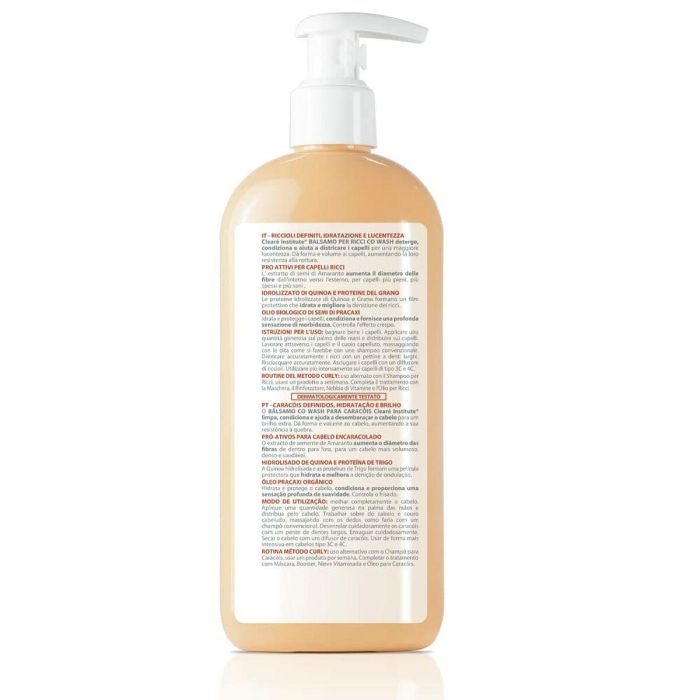 Clearé Institute Bálsamo Co-Wash Curly Rizos Definidos Hidratación Brillo 1 Clearé Institute Bálsamo Co-Wash Curly Rizos Definidos Hidratación Brillo 1