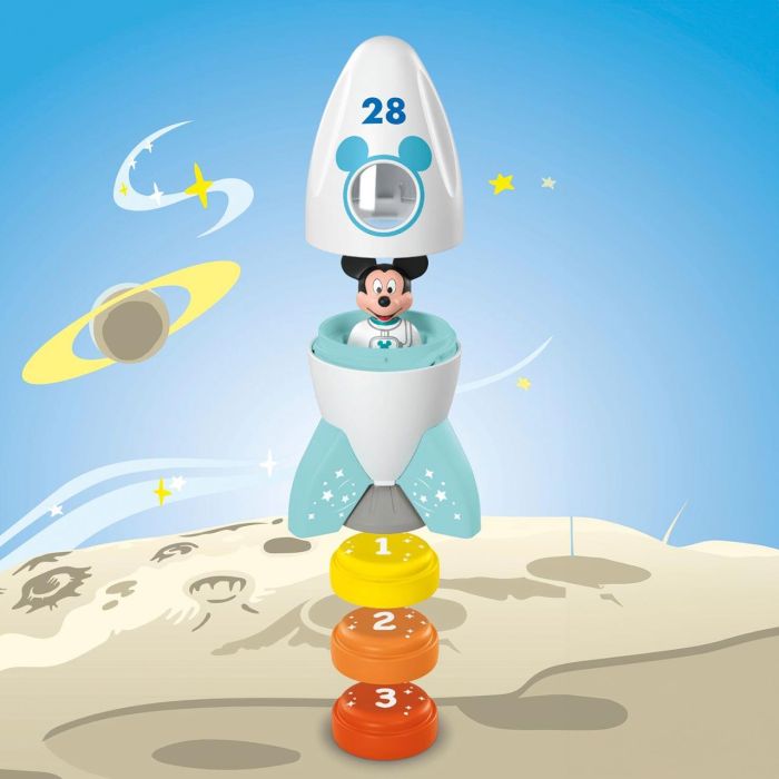 Playmobil 71771 Disney Mickey Mouse Set Aventura Espacial Cohete - Juguete para Bebés +12 Meses: Apila, Cuenta y Despega 3 Playmobil 71771 Disney Mickey Mouse Set Aventura Espacial Cohete - Juguete para Bebés +12 Meses: Apila, Cuenta y Despega 3