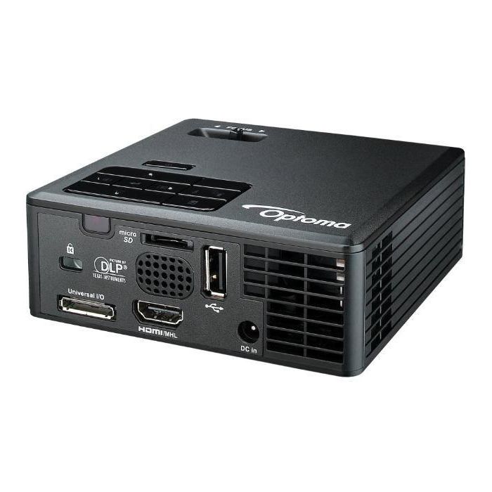 Optoma DLP, 1280 x 800, CR 15000:1, LED Lamp, HDMI & MHL v1.0, VGA, Audio Out 3.5mm, microSD-slot, USB-A, 0.38kg 4 Optoma DLP, 1280 x 800, CR 15000:1, LED Lamp, HDMI & MHL v1.0, VGA, Audio Out 3.5mm, microSD-slot, USB-A, 0.38kg 4