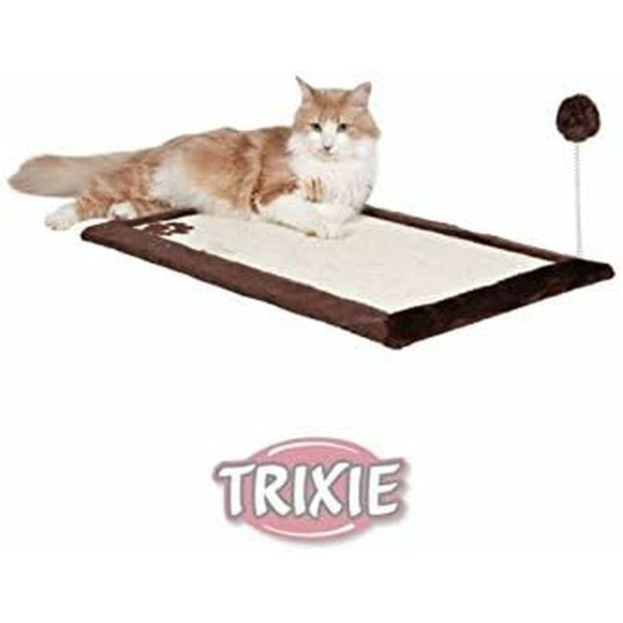 Trixie TRI4047974043233 Alfombra Rascadora con Juguete de Sisal y Felpa, 70x45 cm, Natural/Marrón 2 Trixie TRI4047974043233 Alfombra Rascadora con Juguete de Sisal y Felpa, 70x45 cm, Natural/Marrón 2