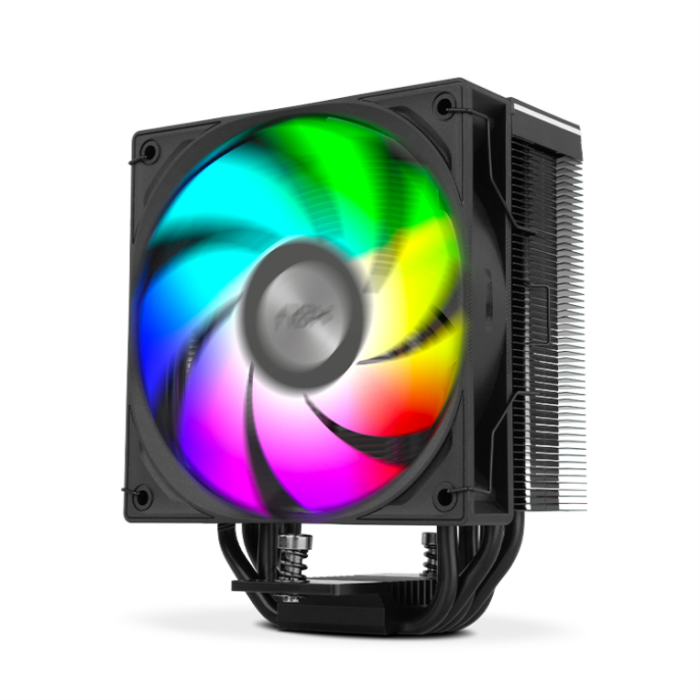 Nox Hummer H-500 CPU Cooler Digital ARGB 12cm PWM con pantalla de control de temperatura y 245W TDP