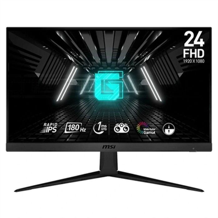 Pantalla Gamer para PC - MSI - G2412F - 24 - Panel IPS Rápido - FHD - 1 ms - 180 Hz - Adaptive Sync - DP + HDMI - Compatible con VESA