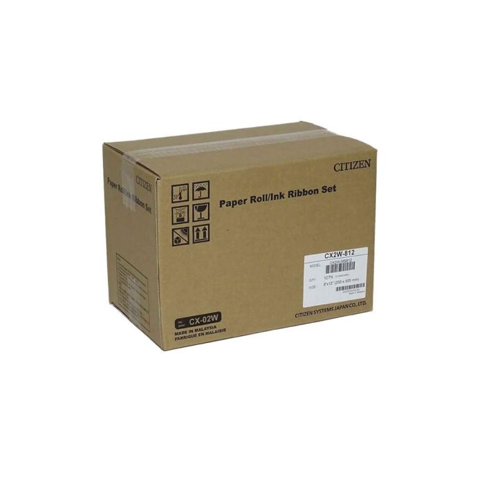 Papel Sublimacion Citizen 20x25 cm - 20x30 cm 220 Impresiones Por Rollo Para Impresora Cx-02 W