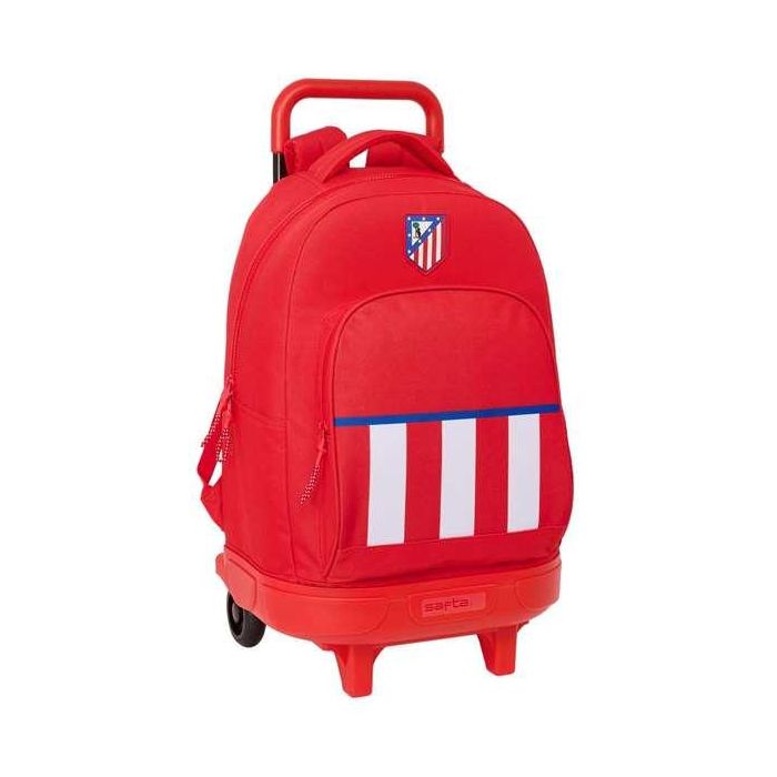 Mochila Safta Grande Con Ruedas Compact Extraible Atletico De Madrid 450x330x220 mm Mochila Safta Grande Con Ruedas Compact Extraible Atletico De Madrid 450x330x220 mm