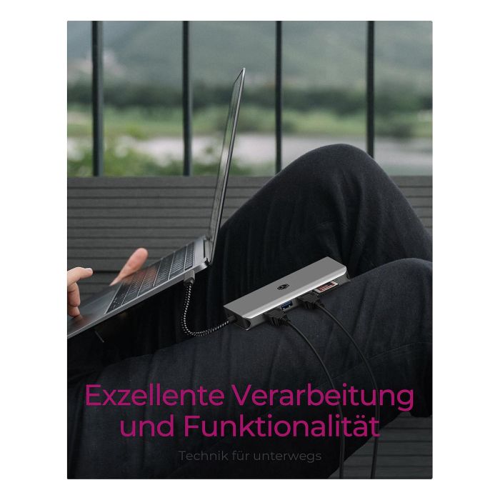 ICY BOX IB-DK4061-CPD USB-C Docking Station con Carga PD de 100W y Múltiples Puertos 2 ICY BOX IB-DK4061-CPD USB-C Docking Station con Carga PD de 100W y Múltiples Puertos 2