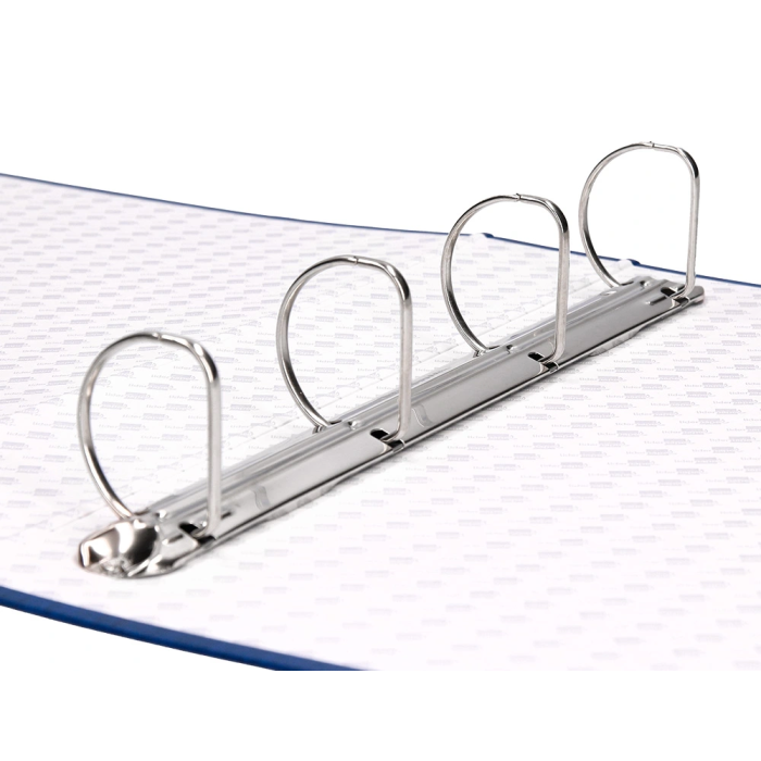 Liderpapel Carpeta 4 Anillas 40mm Folio Mixtas Azul Cartón Forrado 8