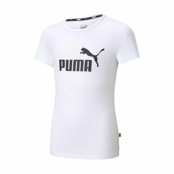 Camiseta de Manga Corta Infantil Puma Negro 0 Camiseta de Manga Corta Infantil Puma Negro 0