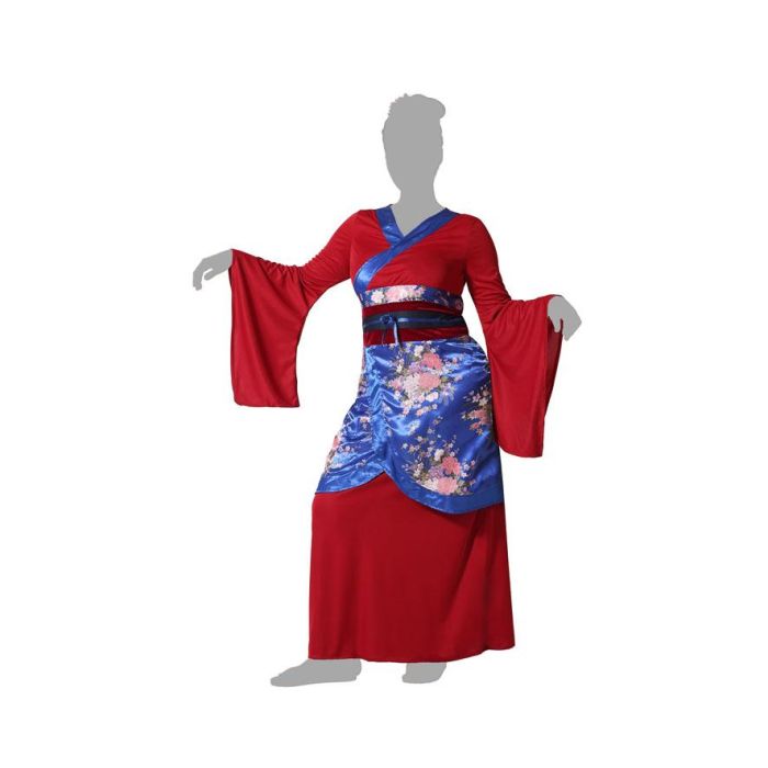 Disfraz Japonesa Geisha Rojo Adulto XL 4 Disfraz Japonesa Geisha Rojo Adulto XL 4