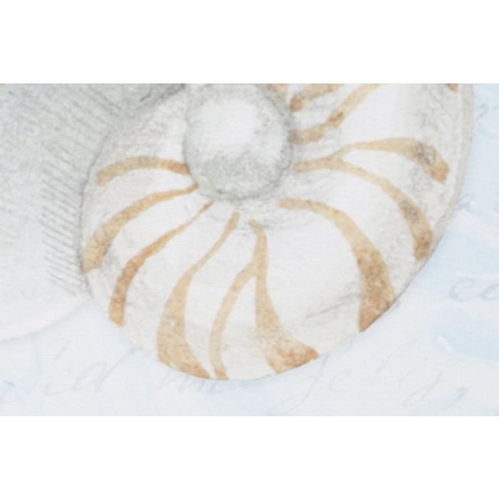 DKD Home Decor Cuadro Mediterráneo de Lienzo con Conchas, Multicolor y Diseños Variados - Set 8 Cuadros Decorativos 40x40x2 cm 2