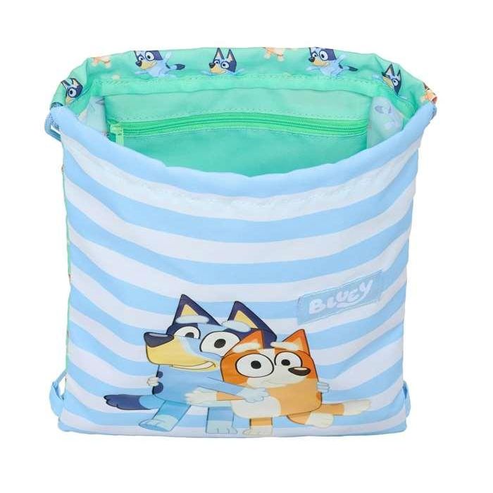 Safta Saco Plano Junior Bluey "Sisters" 26x34x1 cm 2