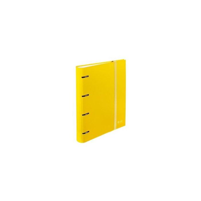 Carpebloc Carchivo Luz Carton Forrado A4 4 An.Mixtas 35Mm Con Rec. 100 Hj. Cuadric.4X4 Amarillo (Set de 2)