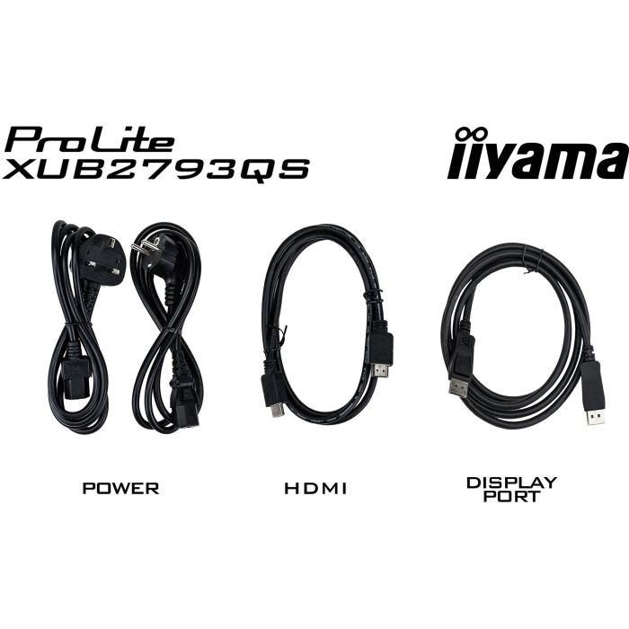 Iiyama ProLite XUB2793QS-B7 Monitor IPS 27" QHD 2560x1440 100Hz HDMI DisplayPort Altavoces 4
