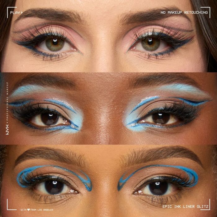 Set de Maquillaje NYX EPIC INK LINER GLITZ 4 Set de Maquillaje NYX EPIC INK LINER GLITZ 4