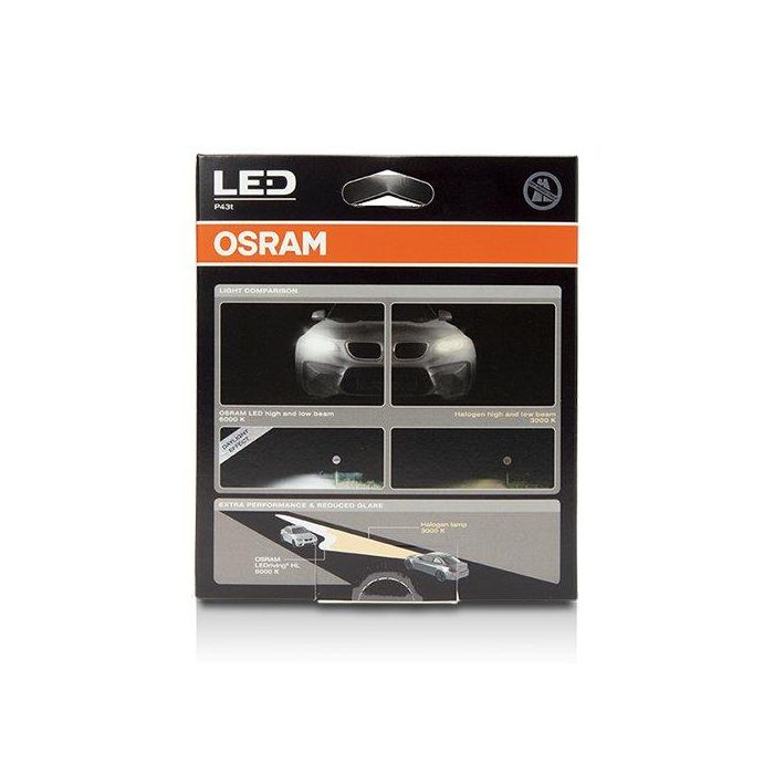 OSRAM Kit Ledriving H4 Cool White OS9726CW LED P43t 6000K Luz Blanca Fría 2