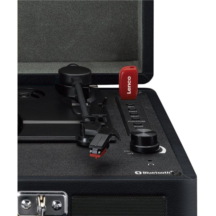 Lenco TT-115 Tocadiscos de Tracción por Correa Manual Bluetooth USB Altavoces Integrados Negro 3 Lenco TT-115 Tocadiscos de Tracción por Correa Manual Bluetooth USB Altavoces Integrados Negro 3