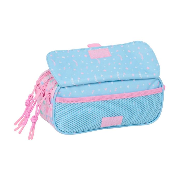 Portatodo Triple BlackFit8 Smile Rosa Azul claro 21,5 x 10 x 8 cm 3 Portatodo Triple BlackFit8 Smile Rosa Azul claro 21,5 x 10 x 8 cm 3