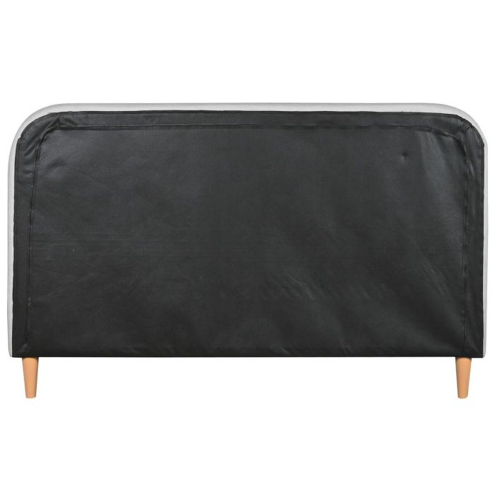 DKD Home Decor Cama Urban Gris Claro 219 x 104 x 170 cm para colchón de 150x200 - Poliéster y Madera 8