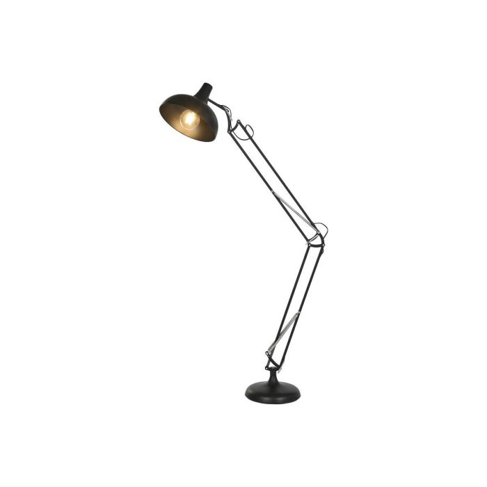 DKD Home Decor Lámpara de Pie Moderna Flexo Negro Metal E27 50W 170 cm Alto Desmontable