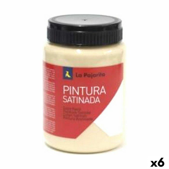 Témpera La Pajarita L-28 6 Piezas Carne Escolar Satinado Témpera La Pajarita L-28 6 Piezas Carne Escolar Satinado