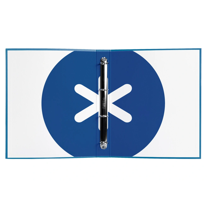 Antartik Carpeta 4 Anillas 40mm Mixtas A4 Forrada Color Azul Marino 4