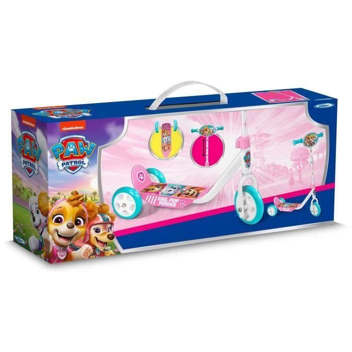Patinete de 3 ruedas PAW PATROL - Rosa 3 Patinete de 3 ruedas PAW PATROL - Rosa 3