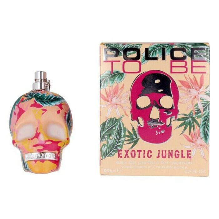 Police TO BE EXOTIC JUNGLE WOMAN Eau de Parfum Vaporizador 125ml - Esencia Floral Oriental para Mujer, Frasco Calavera 1 Police TO BE EXOTIC JUNGLE WOMAN Eau de Parfum Vaporizador 125ml - Esencia Floral Oriental para Mujer, Frasco Calavera 1