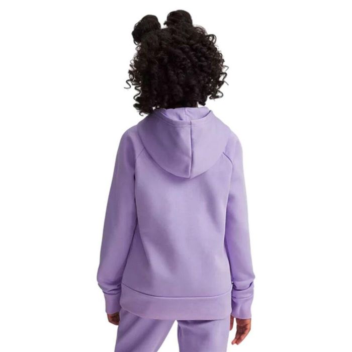 Sudadera con Capucha Niña Under Armour Rival Flc Shimmer Hdy Lavanda S 2