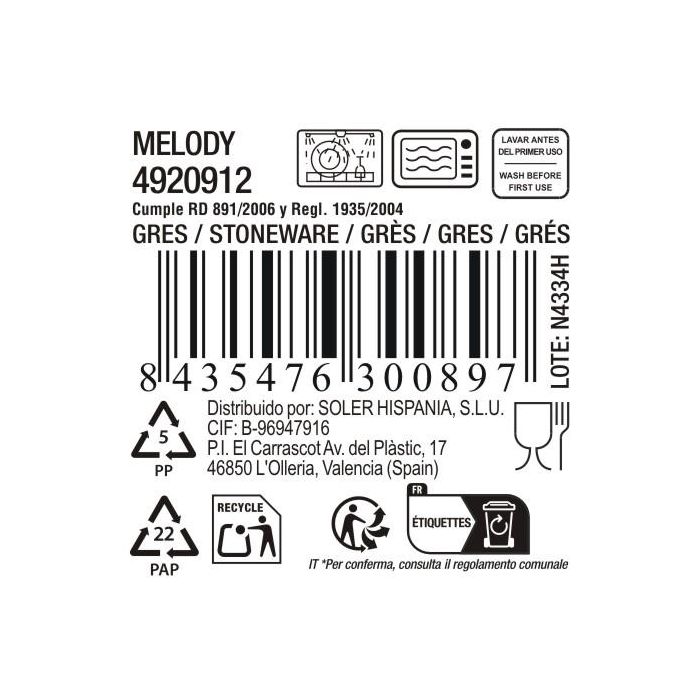 Taza Jumbo Melody 350 cc - Inde (36 Unidades) 3 Taza Jumbo Melody 350 cc - Inde (36 Unidades) 3
