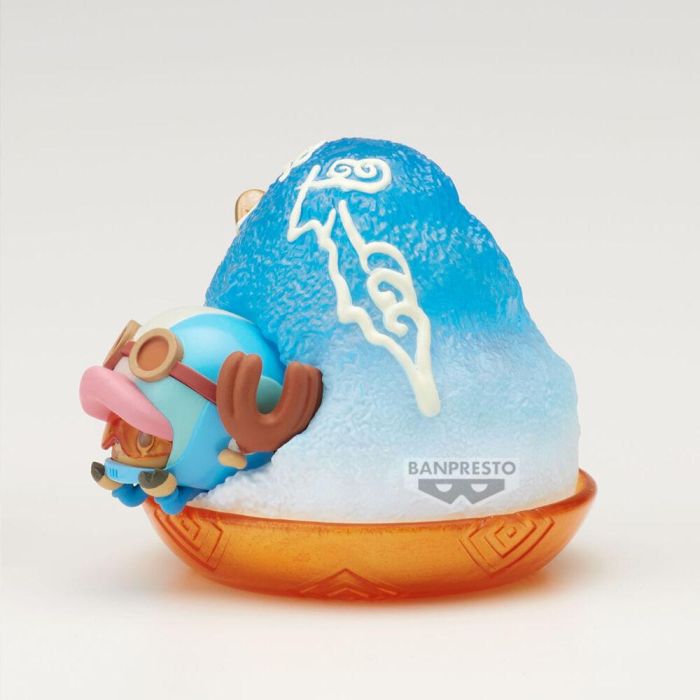 Banpresto One Piece Paldolce Collection Figura Tony Tony Chopper Leyendo un Libro sobre un Pastel Decorativo Coleccionable PVC 6 cm 1