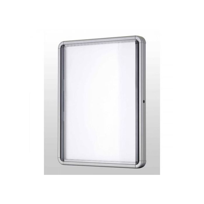 Nobo Vitrina Interior Fondo Metal 1902558 6 x A4 Hojas Blanco Aluminio 792 x 732 mm