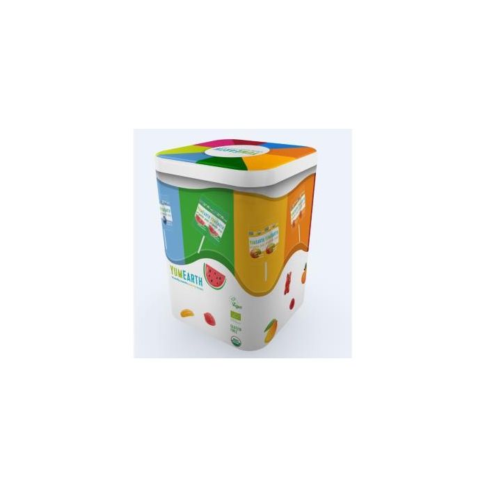 YUM EARTH Piruletas Orgánicas Sabor Frutas Variadas Veganas 50 Unidades