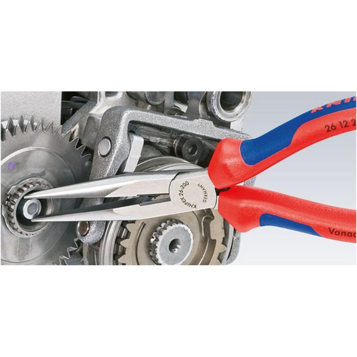 Knipex Alicates de punta larga con cortador, boca cigüeña, 200 mm 6 Knipex Alicates de punta larga con cortador, boca cigüeña, 200 mm 6