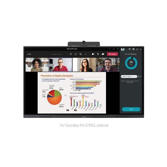 Sharp PNL752B Pantalla LED Interactiva de 75" 4K Ultra HD IPS con Pantalla Táctil 2 Sharp PNL752B Pantalla LED Interactiva de 75" 4K Ultra HD IPS con Pantalla Táctil 2
