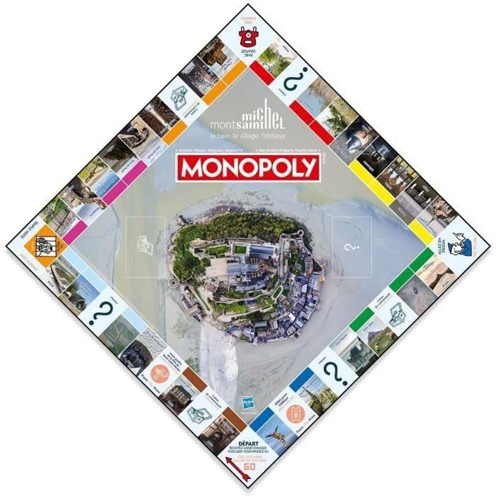 Winning Moves WIN5036905059909 MONOPOLY Mont Saint Michel Juego de mesa 1