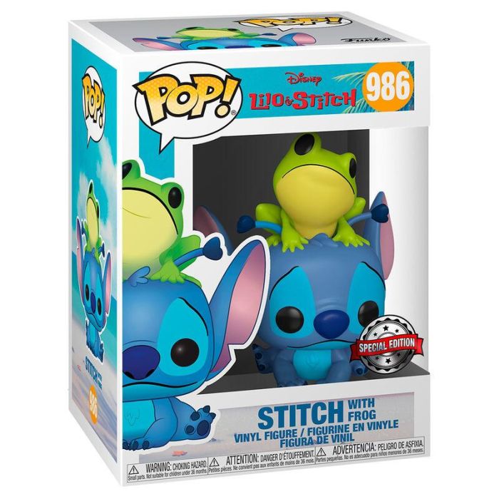 Funko FUN1686714241363 Figura Lilo con Rana Nº 986 Disney 9cm 0 Funko FUN1686714241363 Figura Lilo con Rana Nº 986 Disney 9cm 0