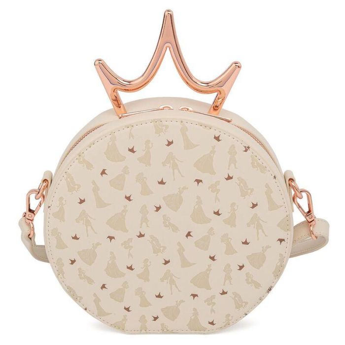 Loungefly Bolso Corona Metal Princesas Disney Ultimate 20x19x6cm