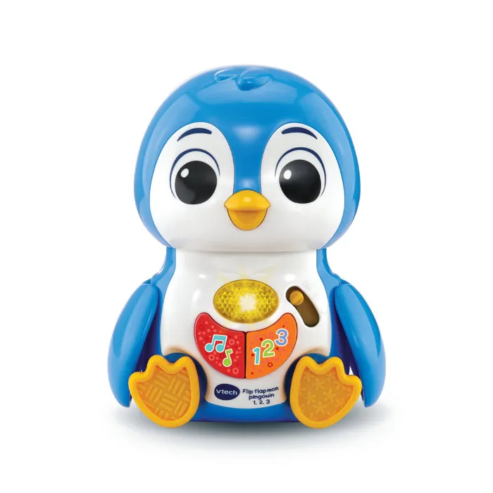 VTech Baby Flip Flap Mi Pingüino 1, 2, 3 - Azul