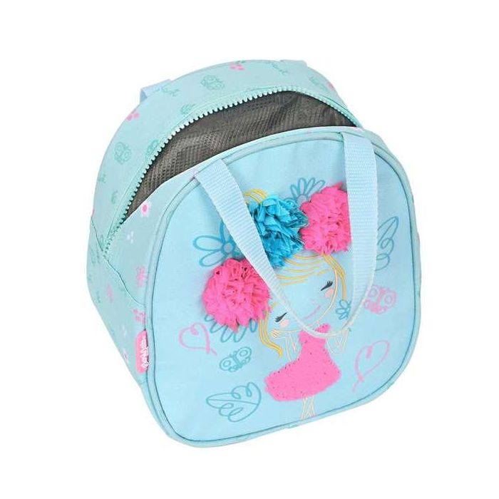 Portameriendas Térmico Glow Lab Cute doll 19 x 22 x 14 cm Azul claro 3