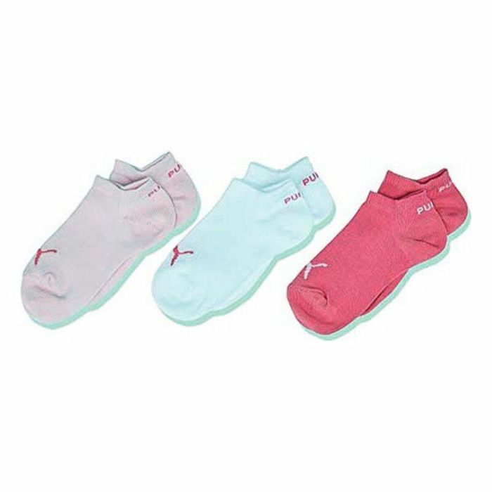Calcetines Tobilleros Deportivos Puma Kids Quarter CDT 3 pares 3 Calcetines Tobilleros Deportivos Puma Kids Quarter CDT 3 pares 3