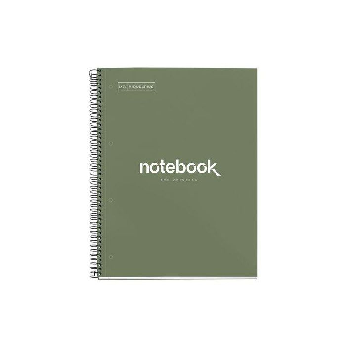 Miquelrius Cuaderno espiral Notebook Emotions A4 microperforado 80 hojas 90g/m2 cuadro 5 mm