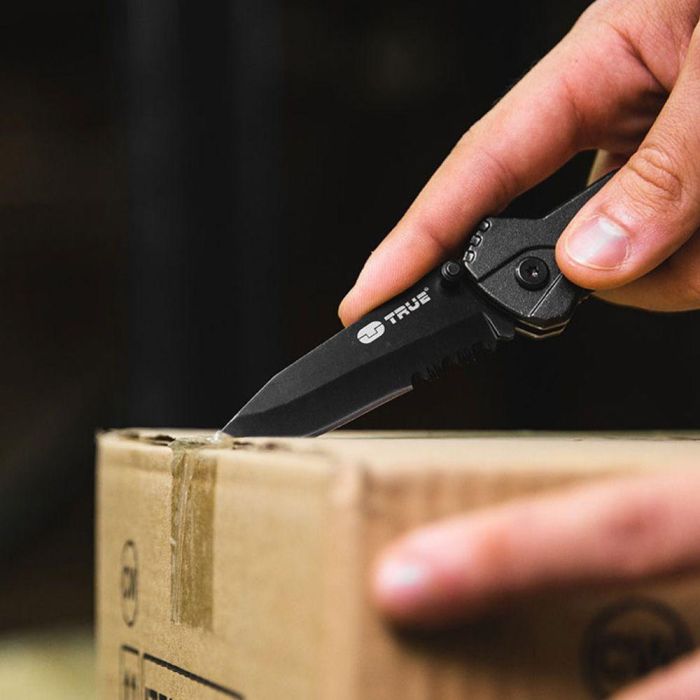 True Navaja Trueblade Outdoor 6 cm Plegable Multiusos con Soporte Magnético para Brocas 2 True Navaja Trueblade Outdoor 6 cm Plegable Multiusos con Soporte Magnético para Brocas 2