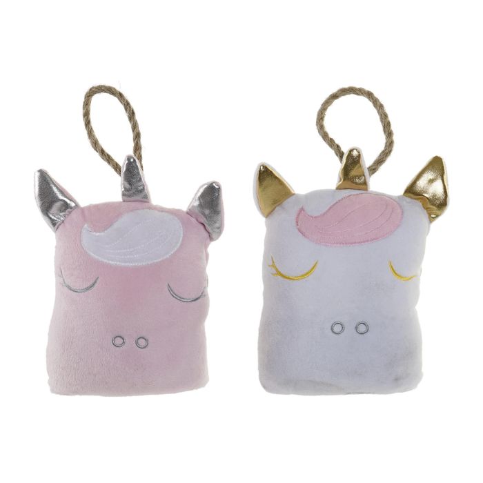 DKD Home Decor Sujetapuertas Kids Unicorn Rosa y Azul 100% Poliéster 8 x 21 x 16 cm (4 Unidades) 0 DKD Home Decor Sujetapuertas Kids Unicorn Rosa y Azul 100% Poliéster 8 x 21 x 16 cm (4 Unidades) 0