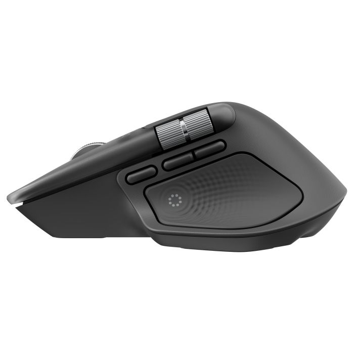 Logitech MX Master 4 Ratón Inalámbrico Ergonómico Grafito con Respuesta Háptica Avanzada y Desplazamiento Ultrarrápido USB-C Bluetooth 8000 DPI 7