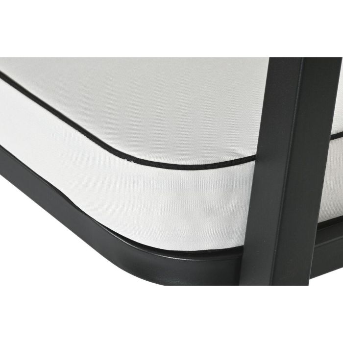 Sofa DKD Home Decor Negro Blanco 66 x 72 x 123 cm Set de 4 6 Sofa DKD Home Decor Negro Blanco 66 x 72 x 123 cm Set de 4 6